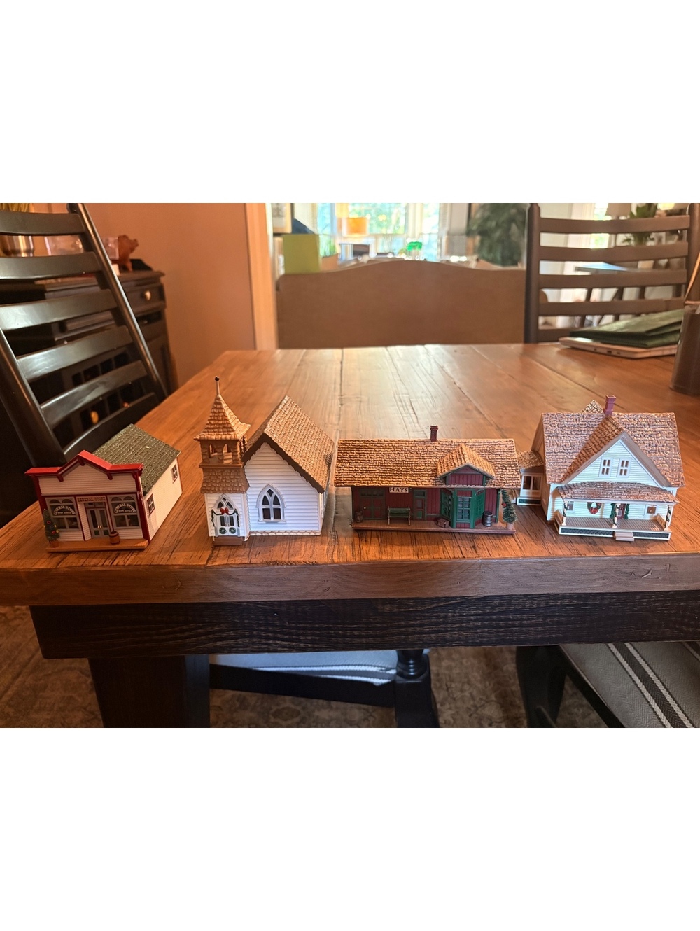 Set of 4 Hallmark Sarah Plain and Simple Buildings